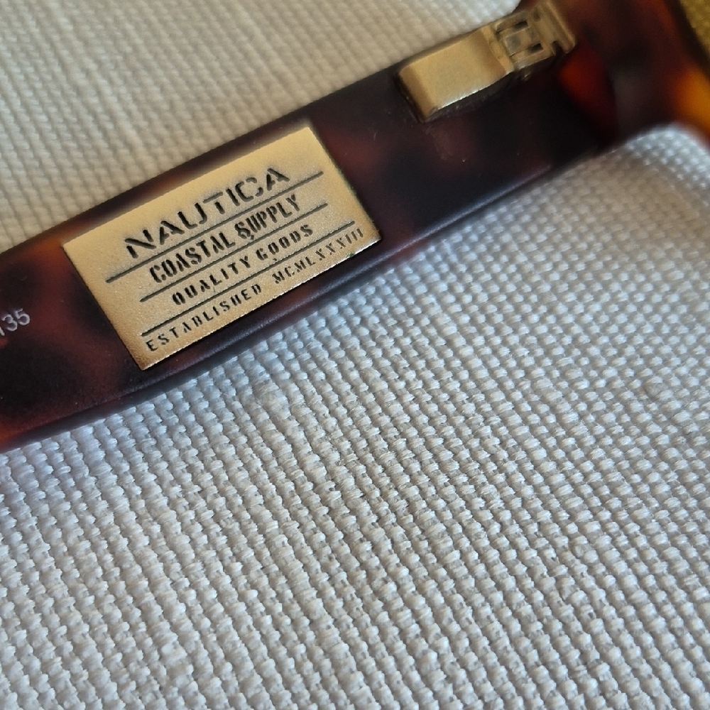 Nautica Men  Tortoise Sunglasses with Amber Lenses - Picture 5 of 10